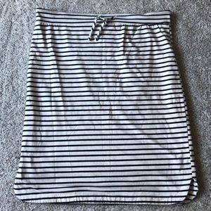 Main Street Exchange Weekender Skirt - M - Striped - Drawstring - Fully Lined